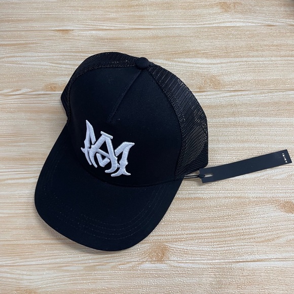 AMIRI Black Hat with White Logo - Picture 2 of 5